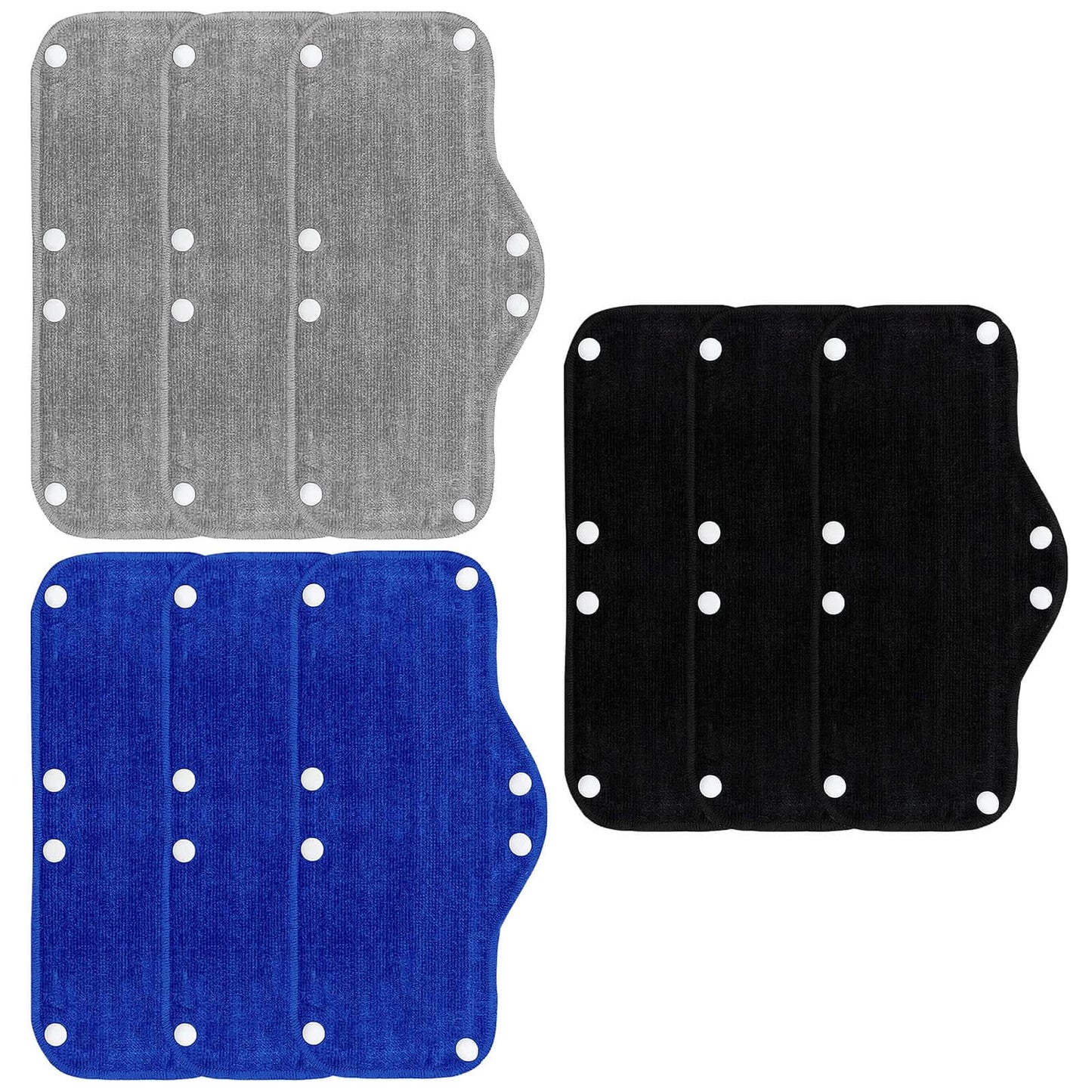9 PCS Washable Cotton Hard Hat Sweatband
