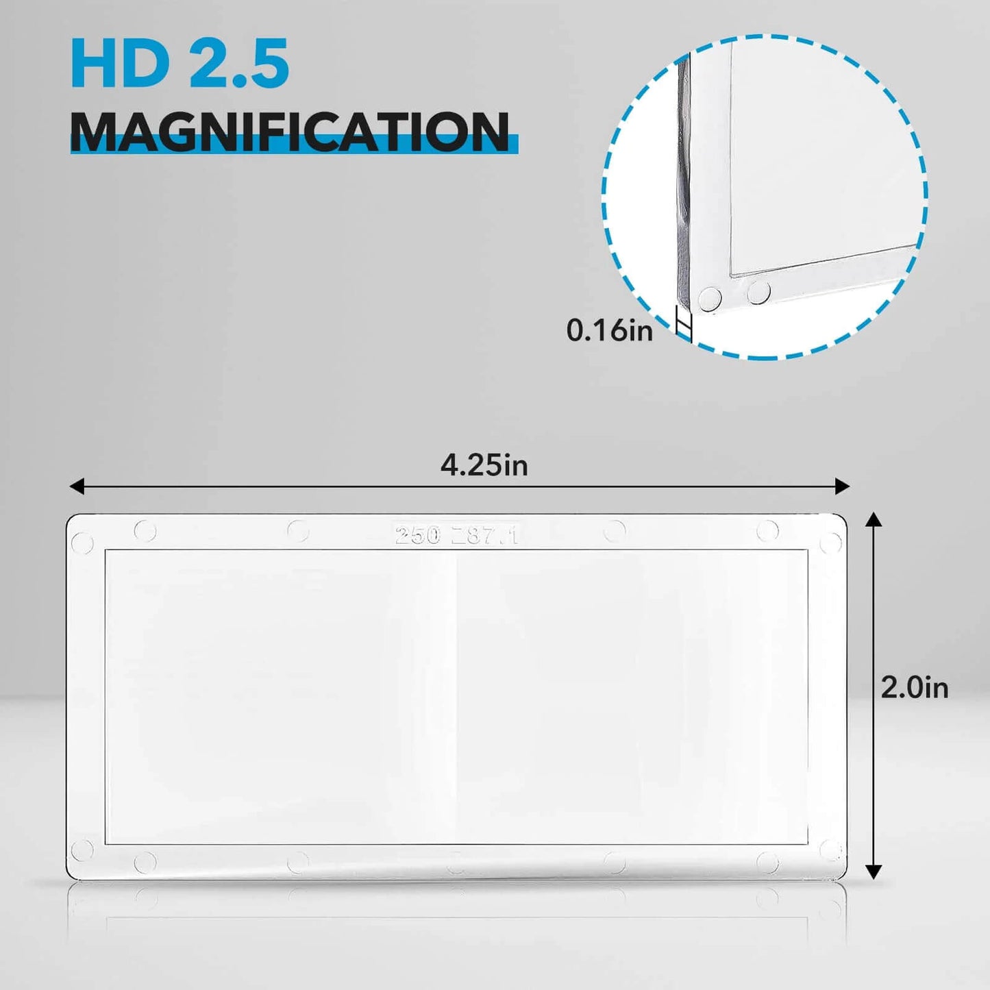 3PCS Welding Helmet Magnifying Lens 2.0/2.5/3.0 Diopter