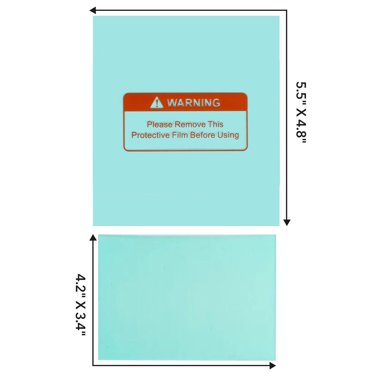 10 PCS Replaceable Welding Helmet Lens Clear Cover