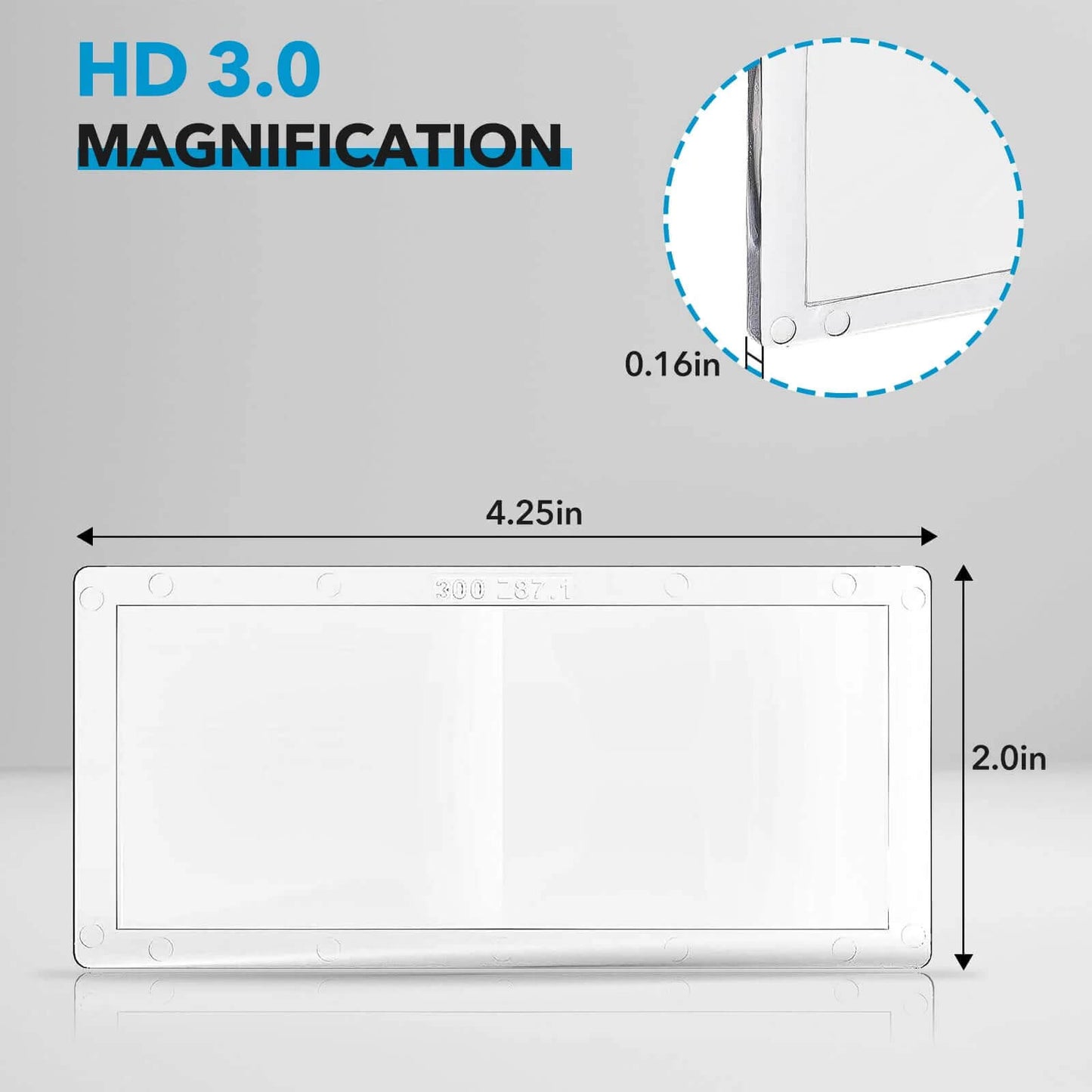 3PCS Welding Helmet Magnifying Lens 2.0/2.5/3.0 Diopter