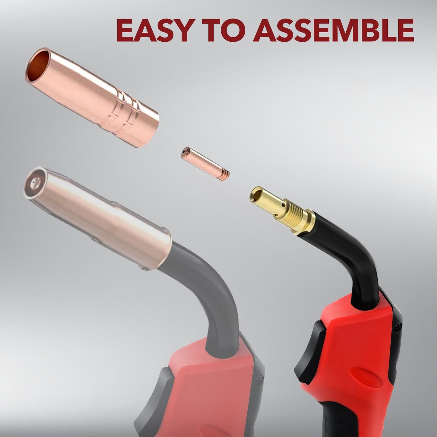 15ft 250 Amp Mig Welding Gun fits Miller M-25 Millermatic 200, 210, 212, 250, 250X, 251, 252, and Vintage