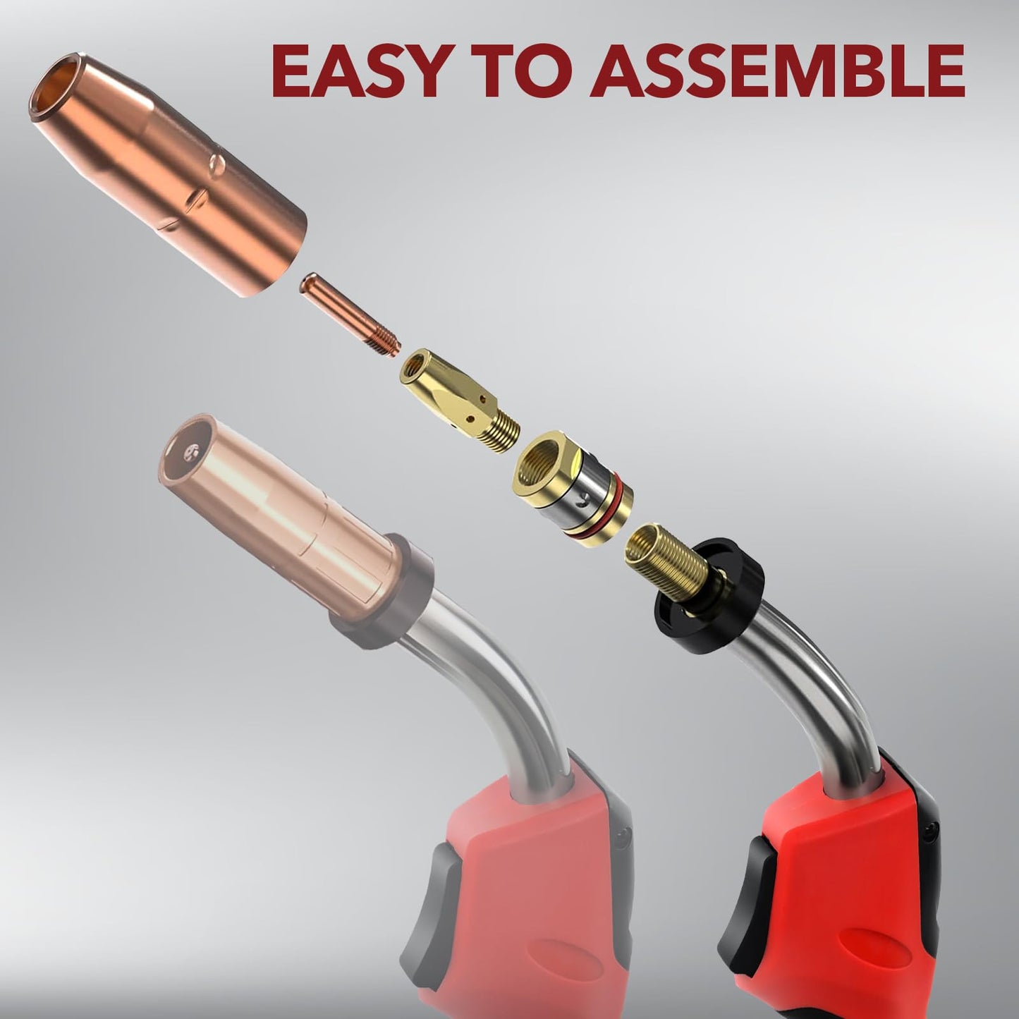 15ft 250 Amp Mig Welding Gun fits Miller M-25 Millermatic 200, 210, 212, 250, 250X, 251, 252, and Vintage