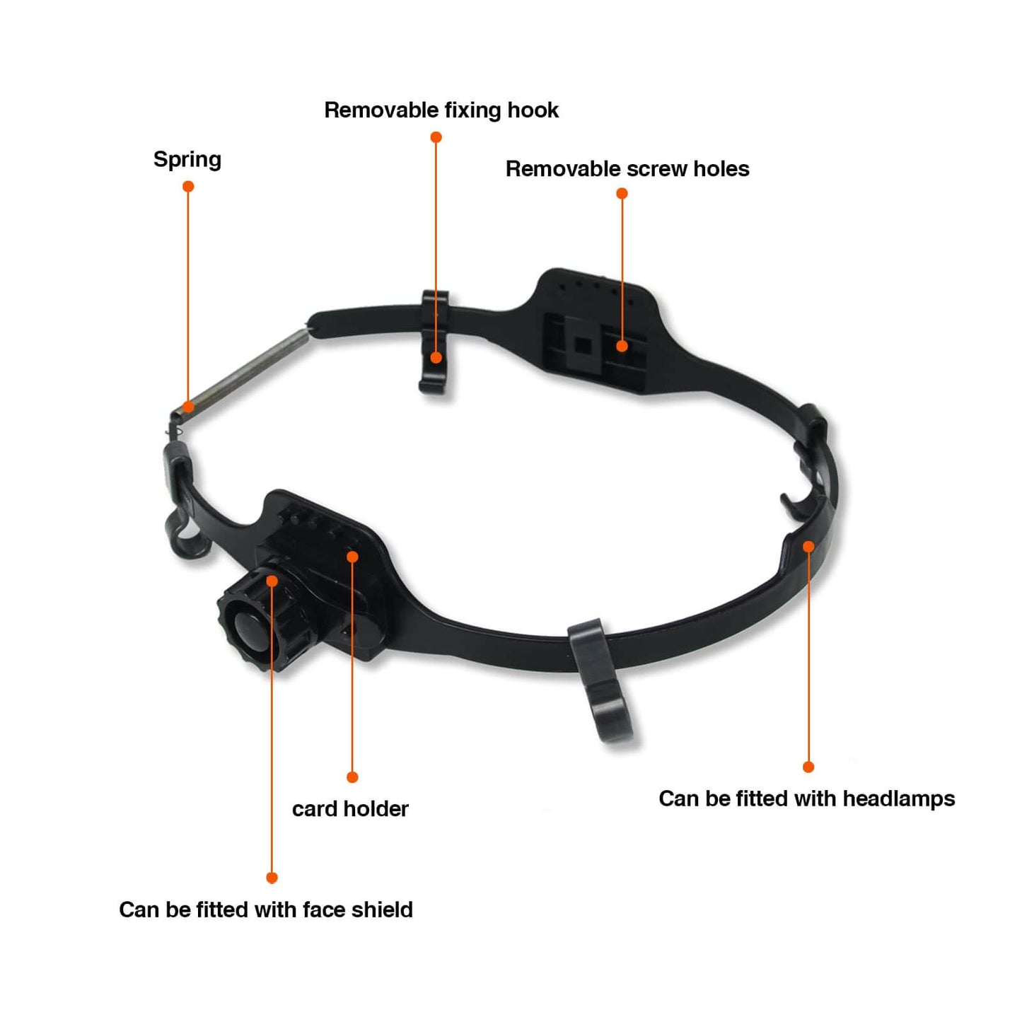 Welding Helmet Hard Hat Adapter