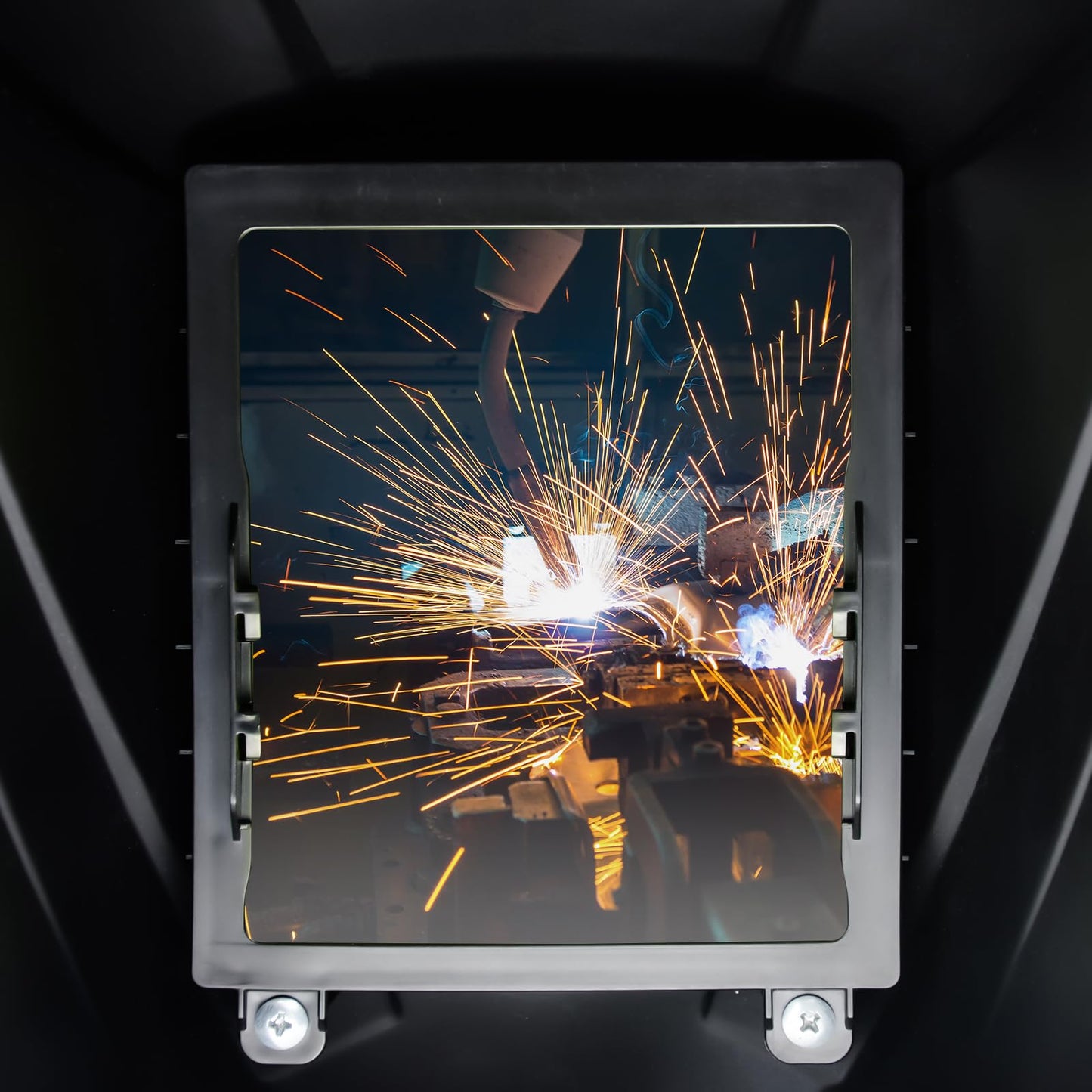TRQWH Large Viewing Laser Welding Helmet OD8+ Laser Safety Protective Mask for Laser Welding/Laser Cutting/Laser Cleaning/Laser Marking