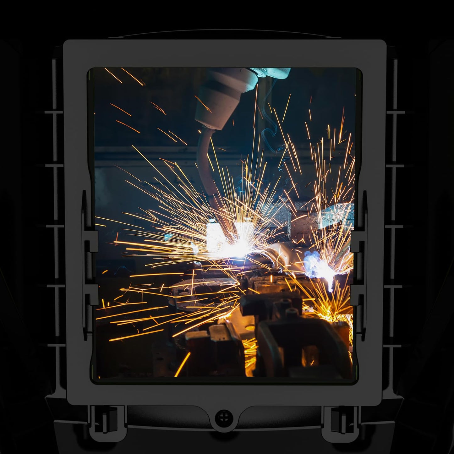 TRQWH Large Viewing Laser Welding Helmet OD8+ Laser Safety Protective Mask for Laser Welding/Laser Cutting/Laser Cleaning/Laser Marking