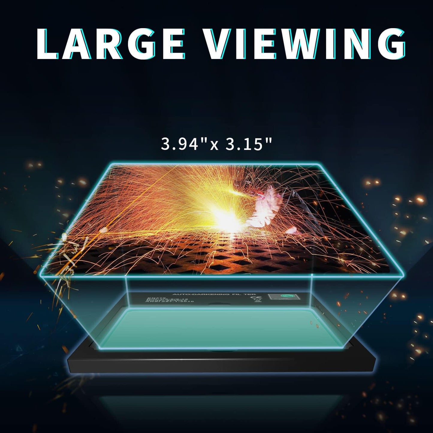 Auto Darkening Welding Lens