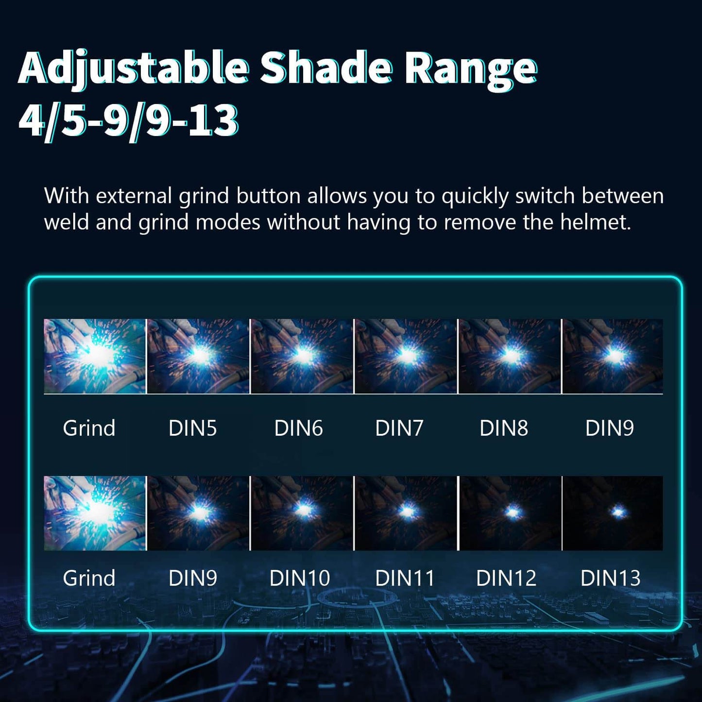 Auto Darkening Welding Lens