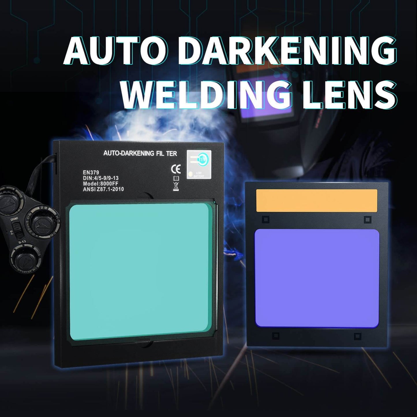 Auto Darkening Welding Lens