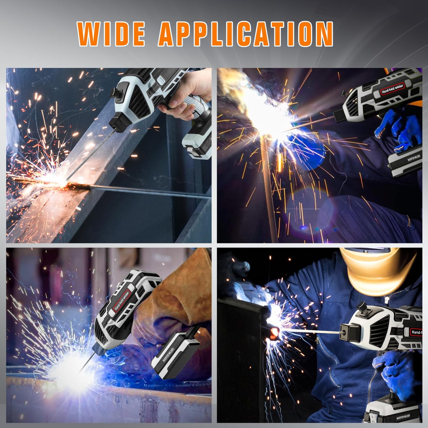YesRight Welding Machine Handheld 110V 120Amp Portable ARC Welder Gun Hand Held Welder Machine with IGBT Inverter 5 Variable Current Adjustment for 1/16''-1/8'' Welding Rods
