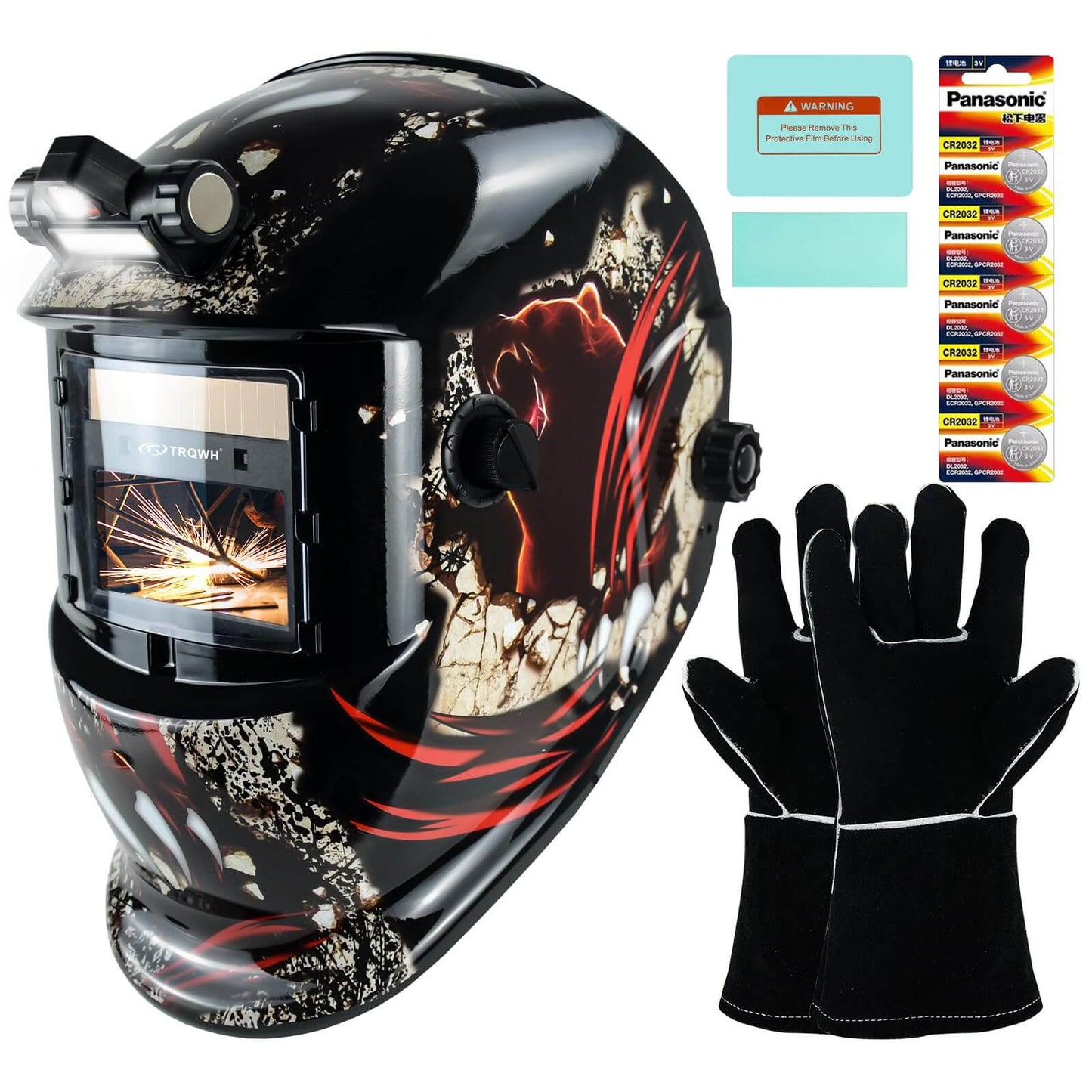 True Color Solar Powered Welding Hood