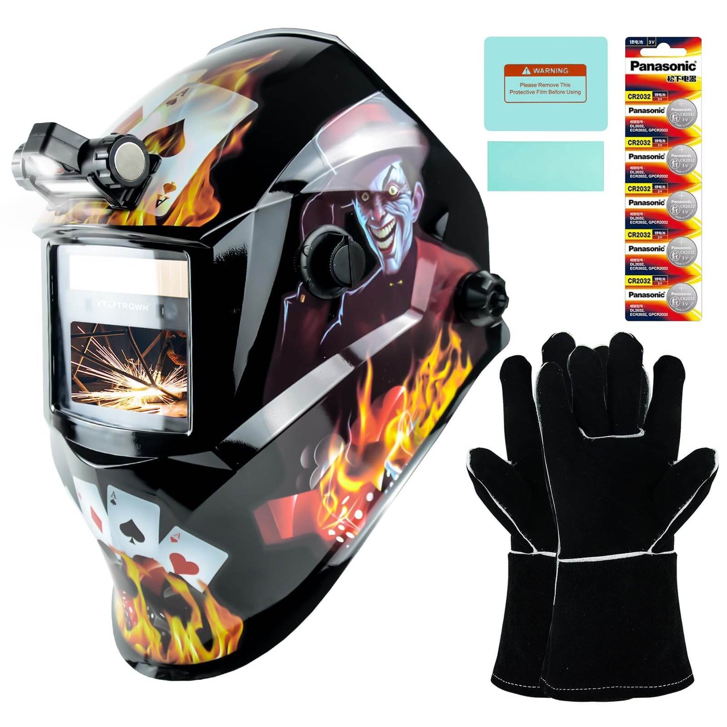 Welding Helmet Auto Dark with Light