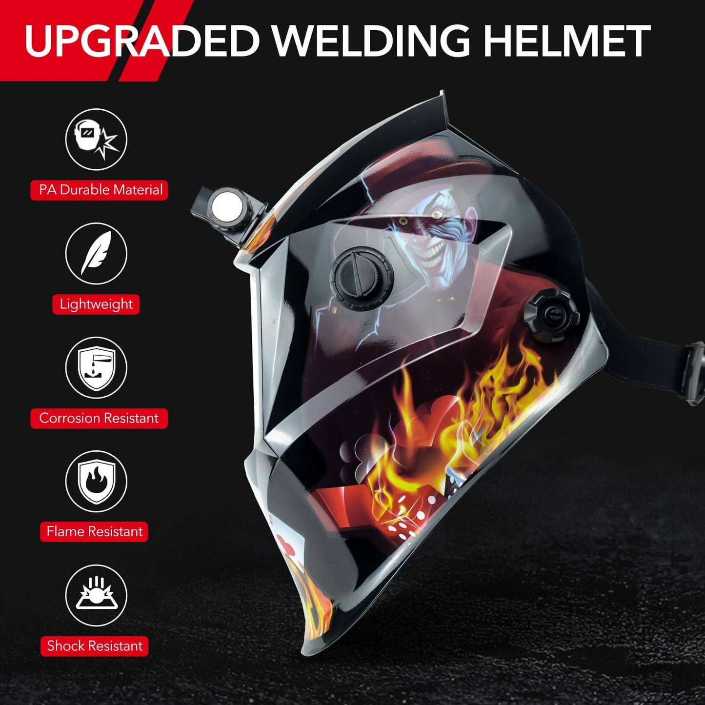 Welding Helmet Auto Dark with Light