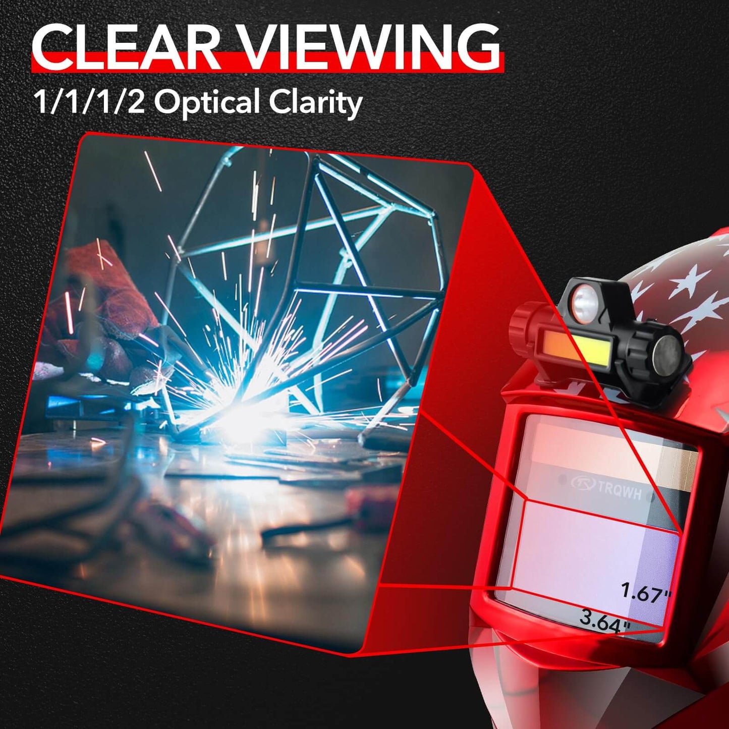 True Color Welding Helmets for Men