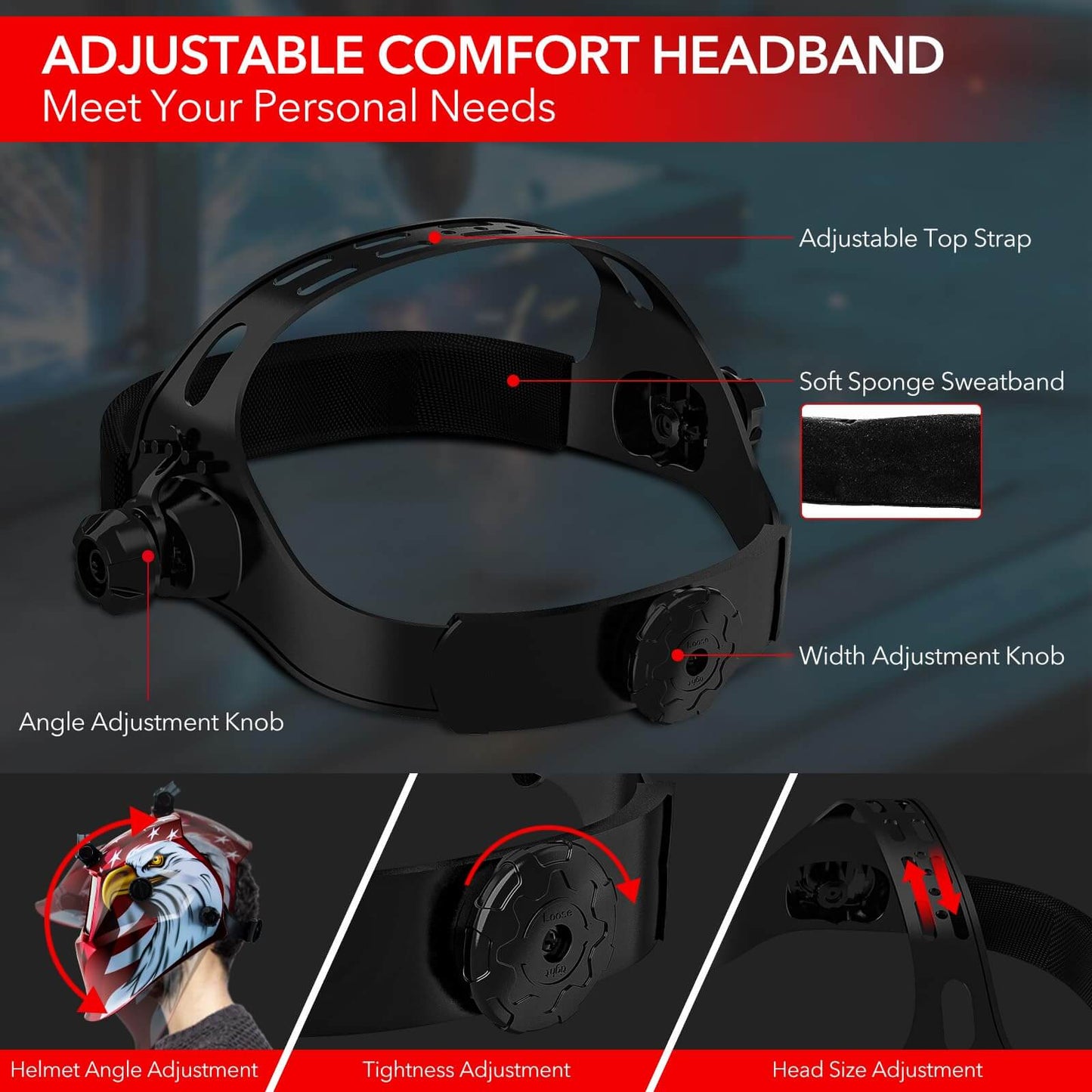 True Color Welding Helmets for Men