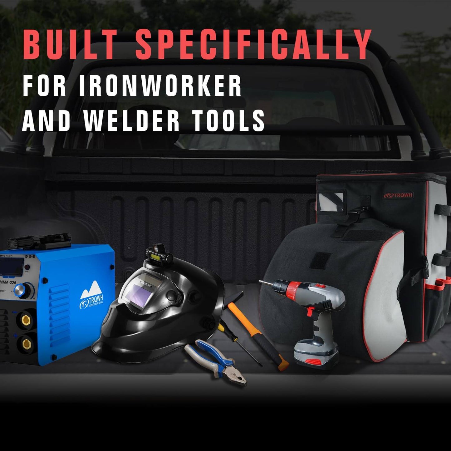 Detachable High Capacity Welding Tool Backpack
