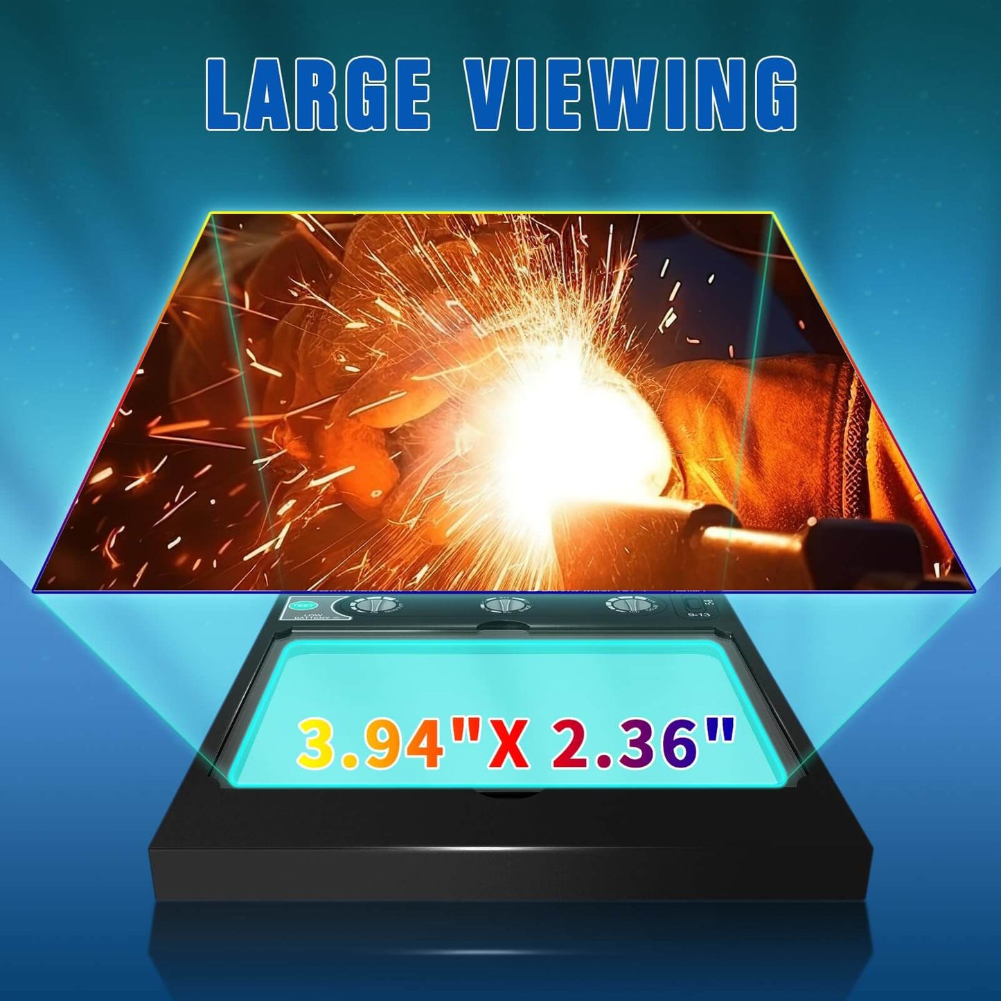 4.49x5.24in Welding Lens Auto Darkening