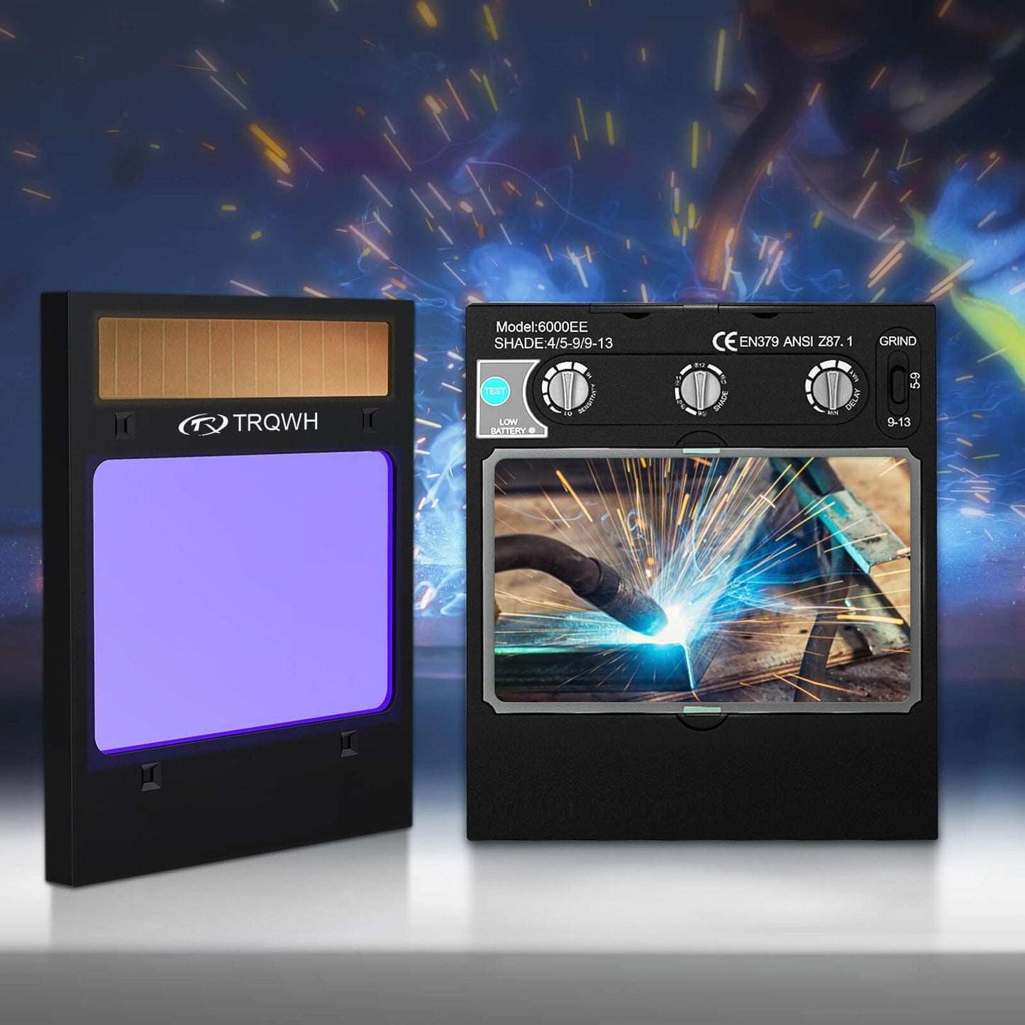 4.49x5.24in Welding Lens Auto Darkening