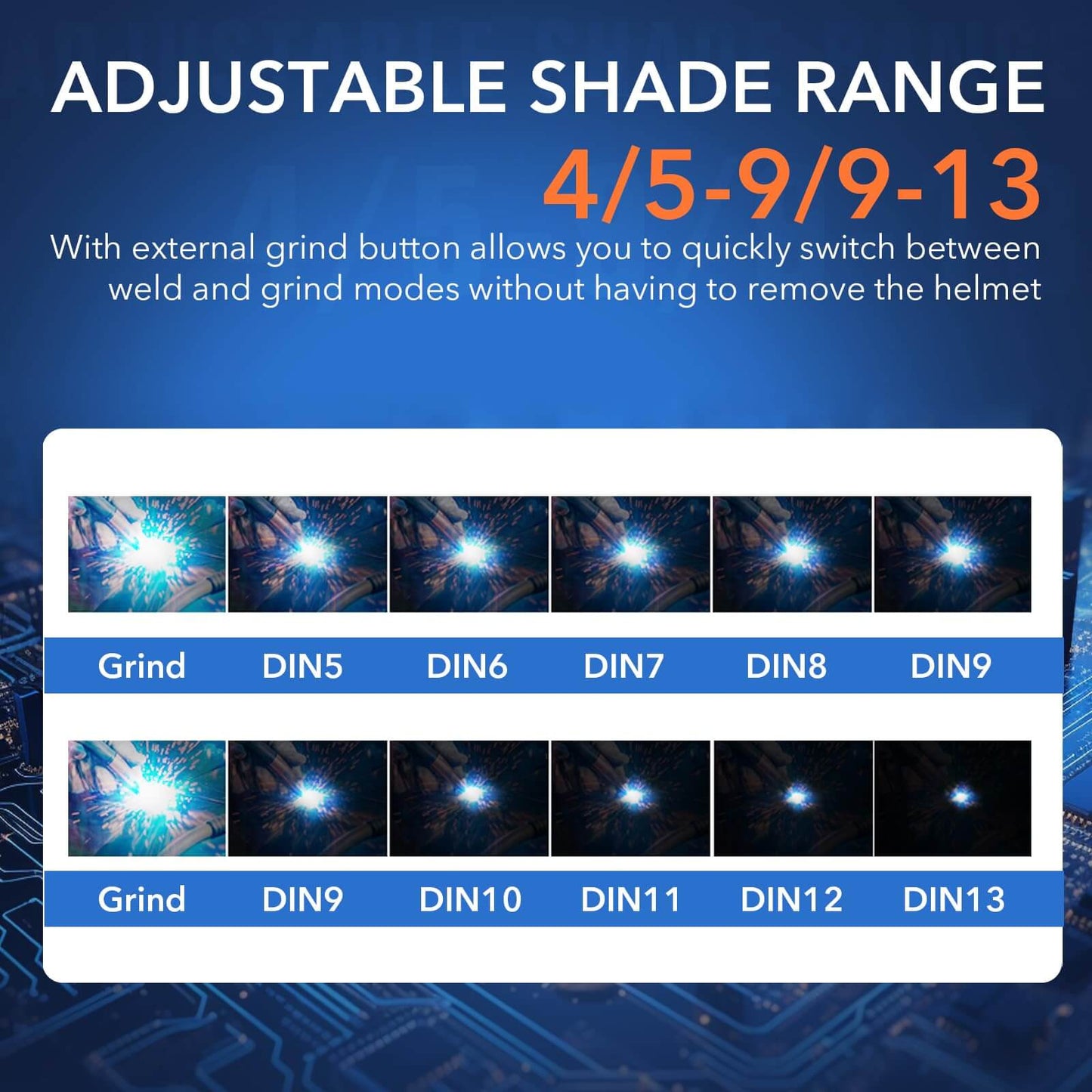 Welding Lens Auto Darkening