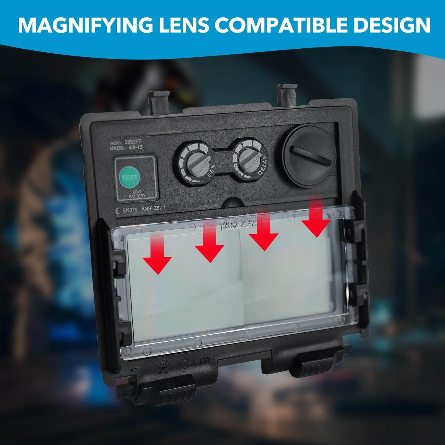 3PCS Welding Helmet Magnifying Lens 2.0/2.5/3.0 Diopter