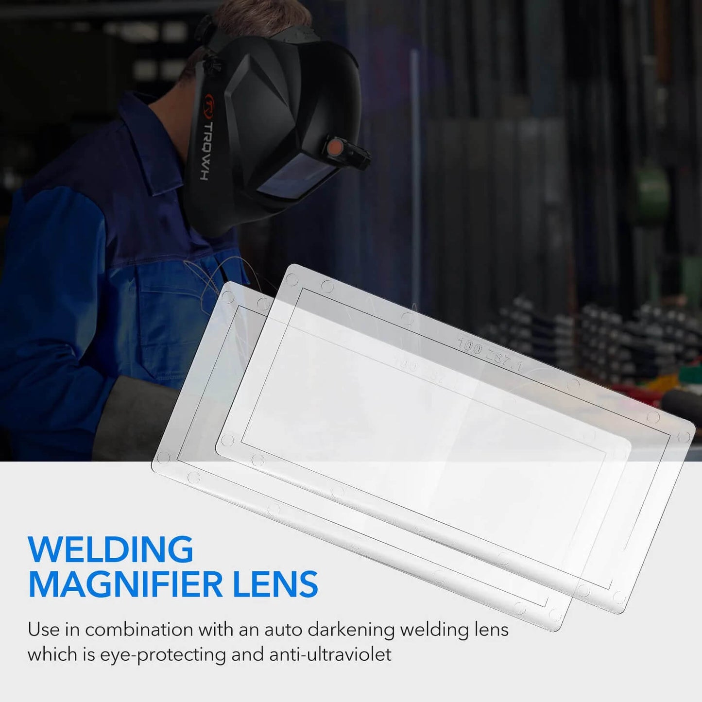 2PCS Welding Helmet Magnifying Lens 1.0/1.5/2.0/2.5/3.0 Diopter