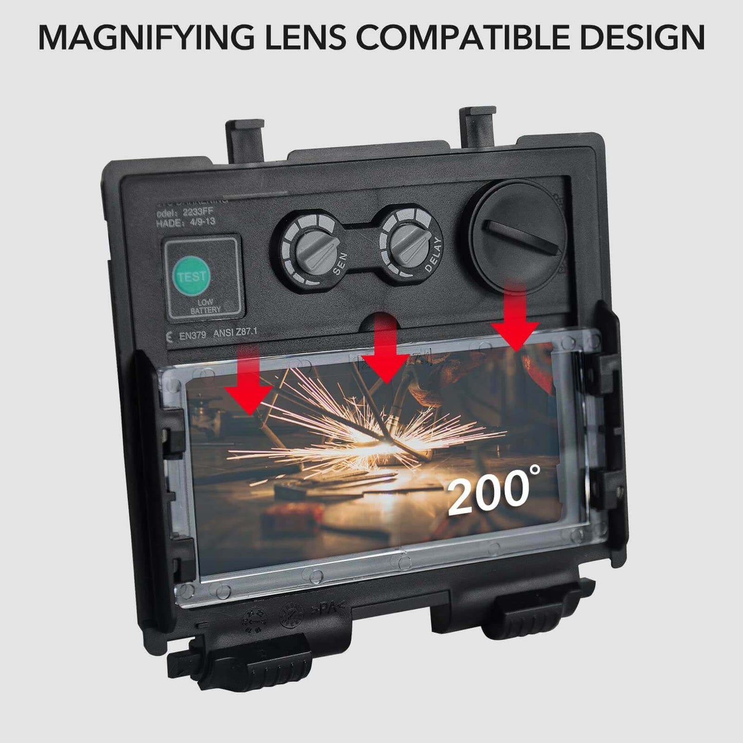 2PCS Welding Helmet Magnifying Lens 1.0/1.5/2.0/2.5/3.0 Diopter