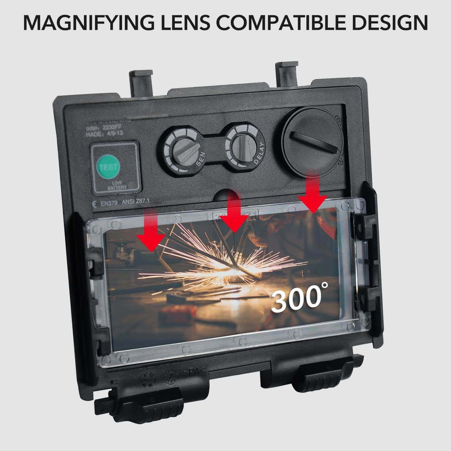 2PCS Welding Helmet Magnifying Lens 1.0/1.5/2.0/2.5/3.0 Diopter