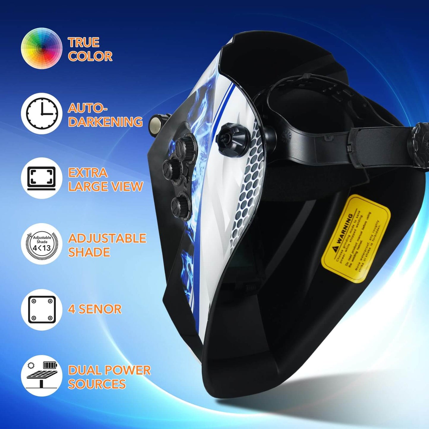 Large Viewing Welding Helmets for Men