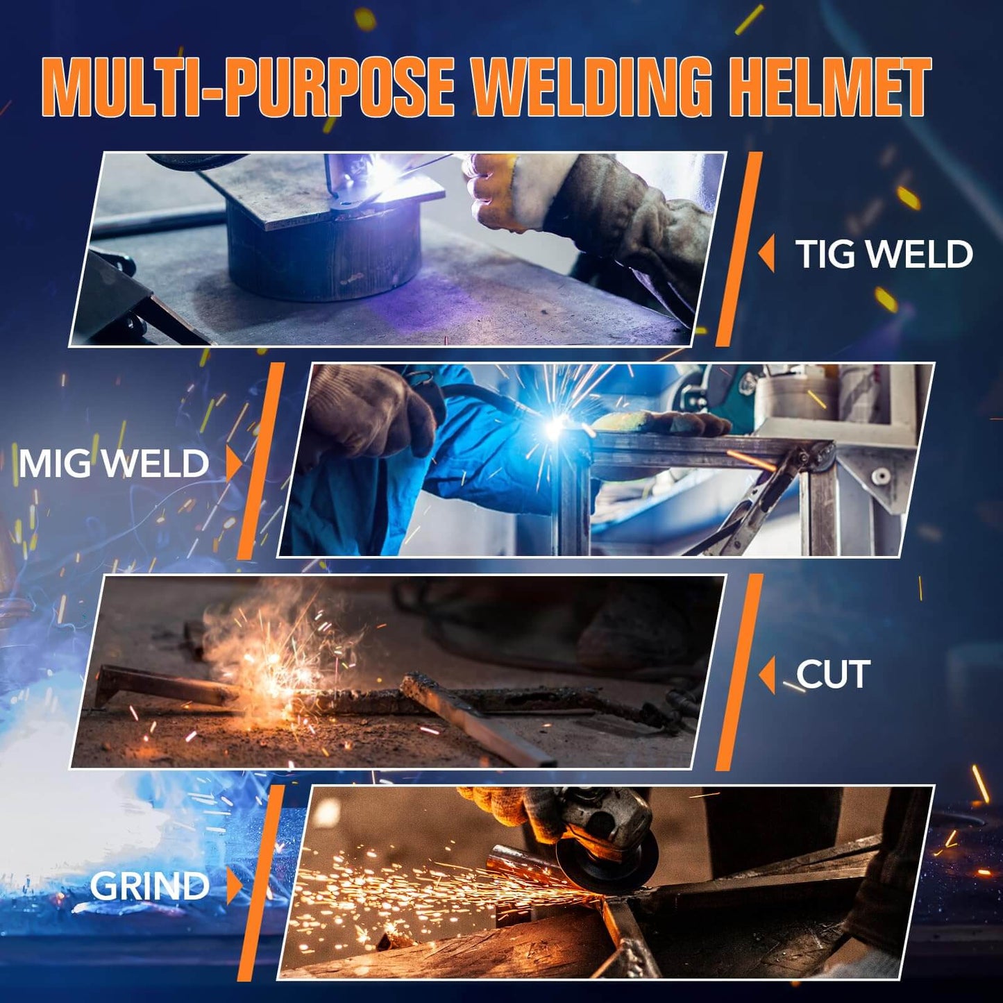 Large Viewing Welding Helmets for Men