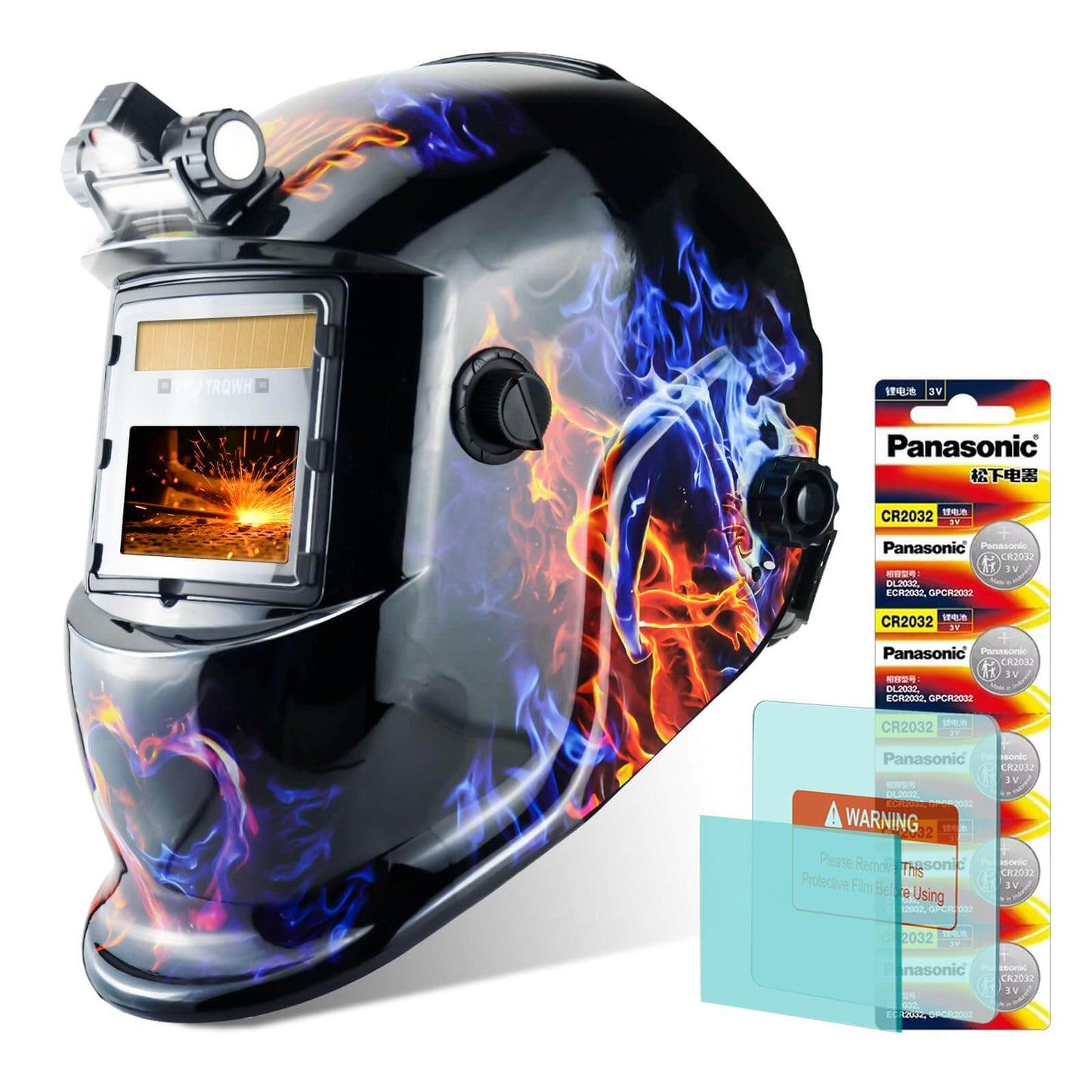 True Color Auto Darkening Welding Helmet for MIG TIG ARC