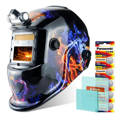 True Color Auto Darkening Welding Helmet for MIG TIG ARC
