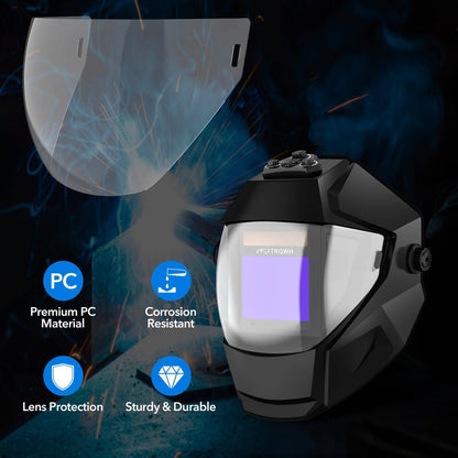 Outside Cover Lens for Panoramic View Welding Helmet