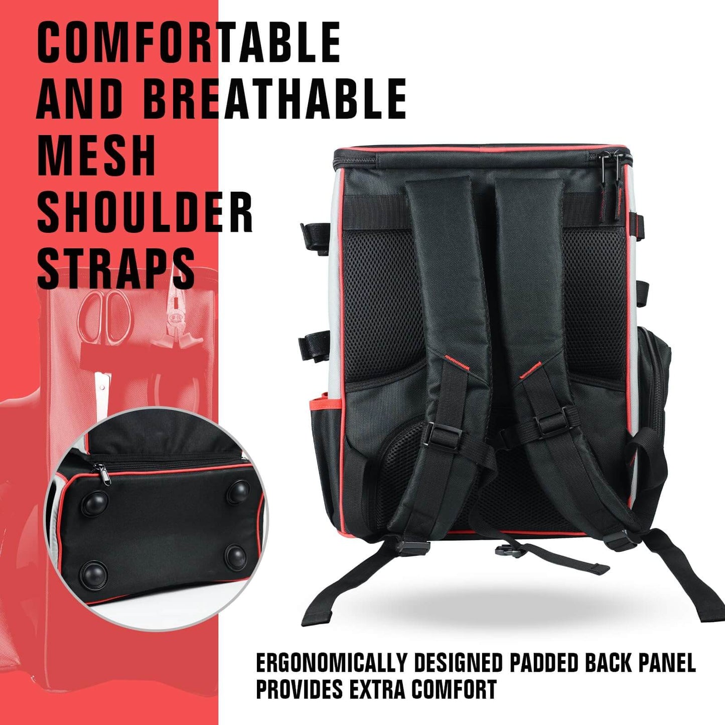 Large Capacity Welding Tool Backpack