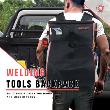 Large Capacity Welding Tool Backpack