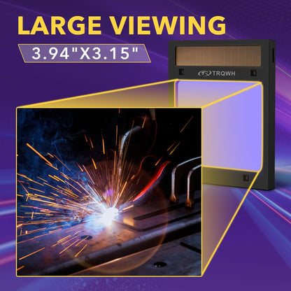 Large View Auto Darkening Welding Lens