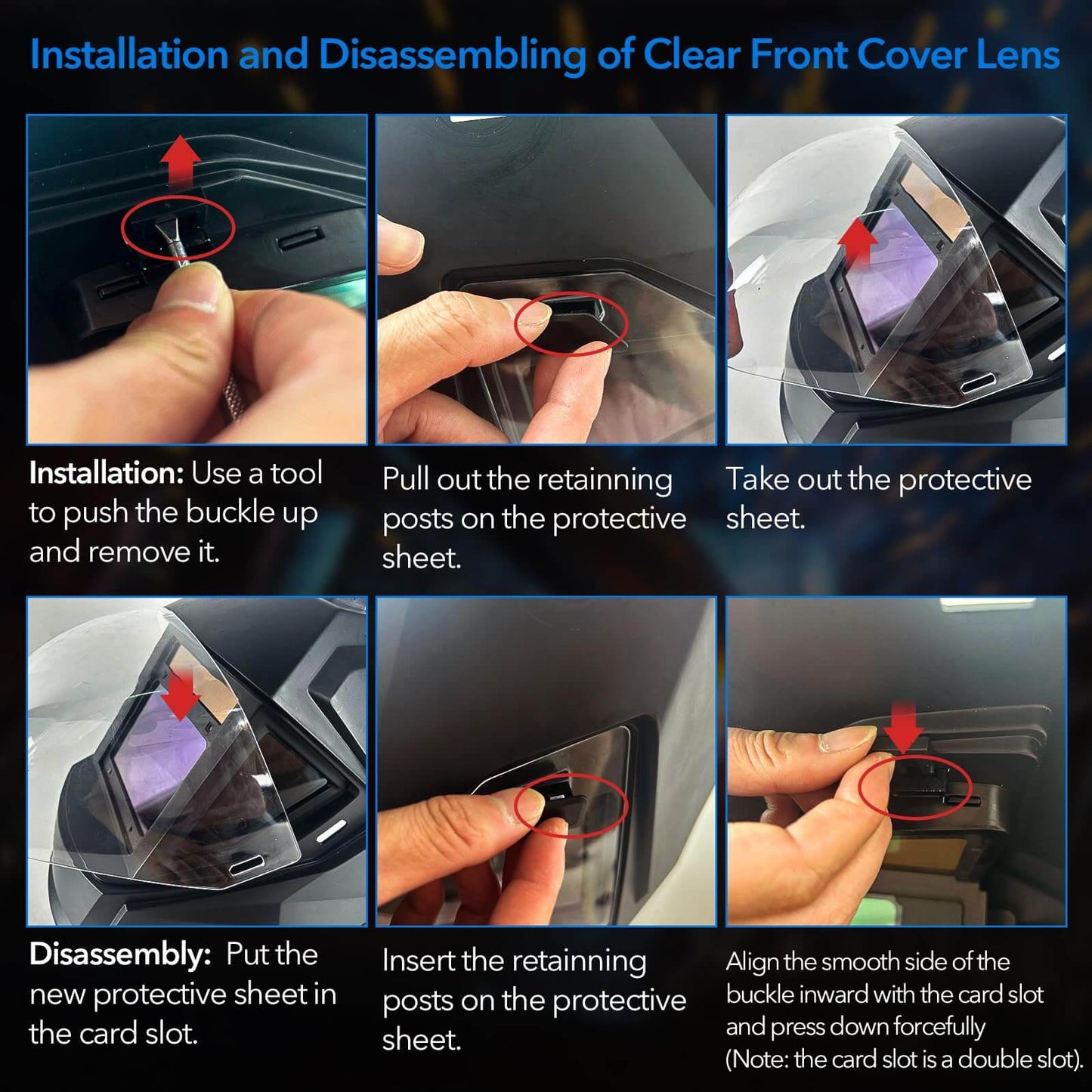 Outside Cover Lens for Panoramic View Welding Helmet