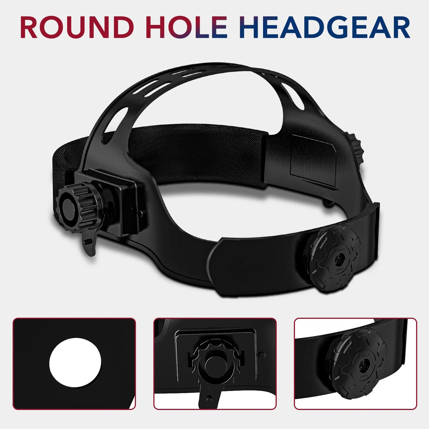 Round Hole Replacement Welding Helmet Headgear