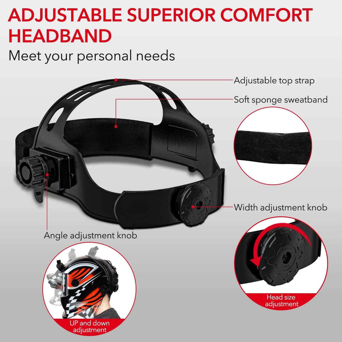 Auto Darkening Welding Helmet for Men