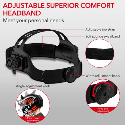 Auto Darkening Welding Helmet for Men