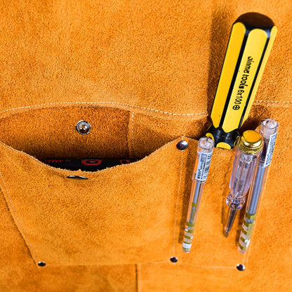 Leather Heat Flame Resistant Welding Work Apron
