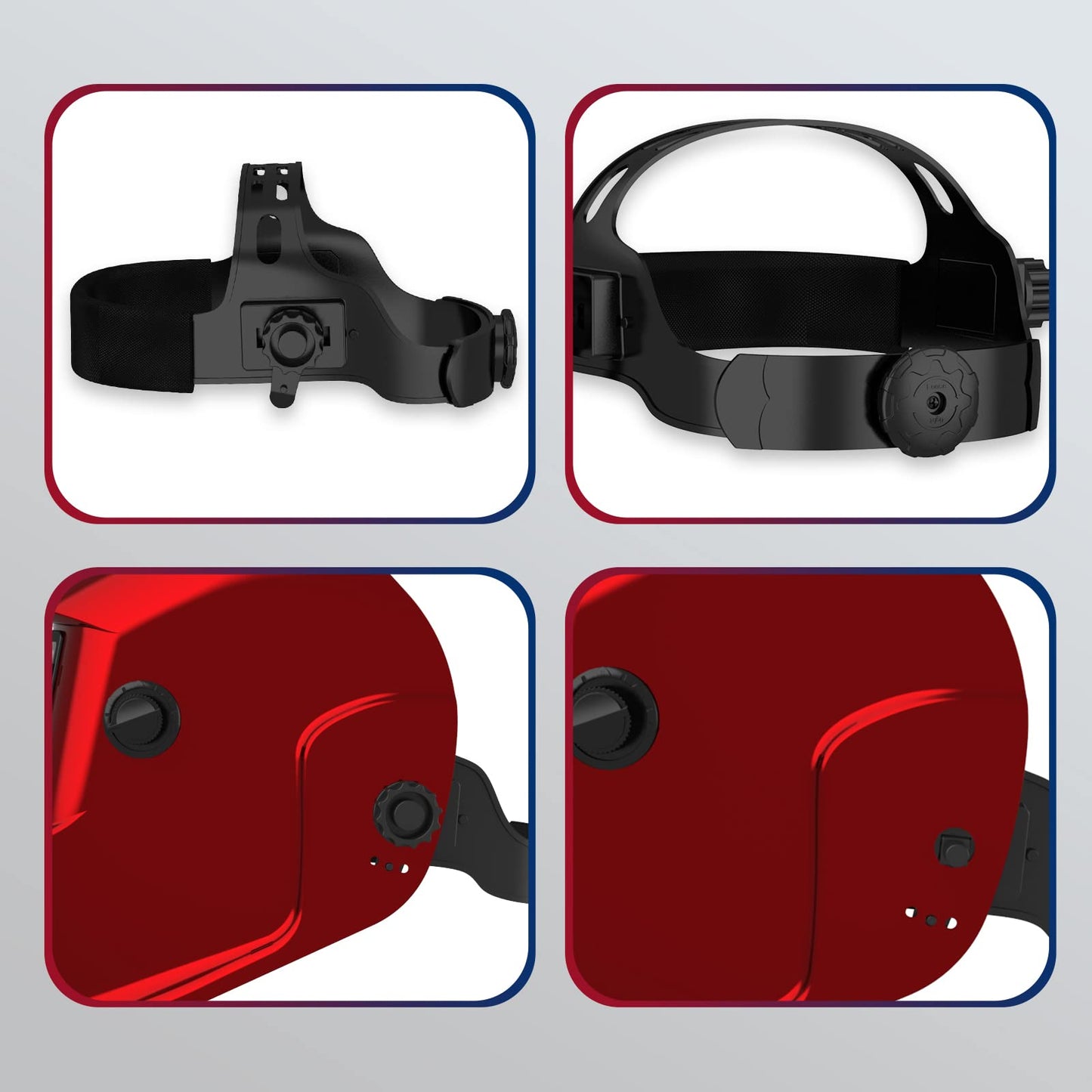 Round Hole Replacement Welding Helmet Headgear