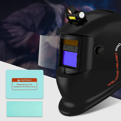 TRQWH 10 PCS Welding Helmet Lens Clear Cover 6 Outer (4.5"x3.5") 4 Inner (4.1"x2.1") Replaceable Protective Cover Lens Welding Accessories