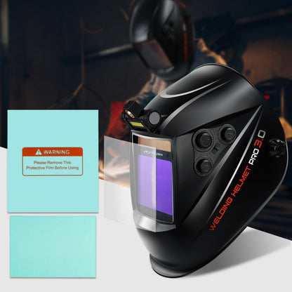 TRQWH 10 PCS Welding Helmet Lens Clear Cover 6 Outer (5.4"x4.8") 4 Inner (4.1"x3.4") Replaceable Protective Cover Lens Welding Accessories