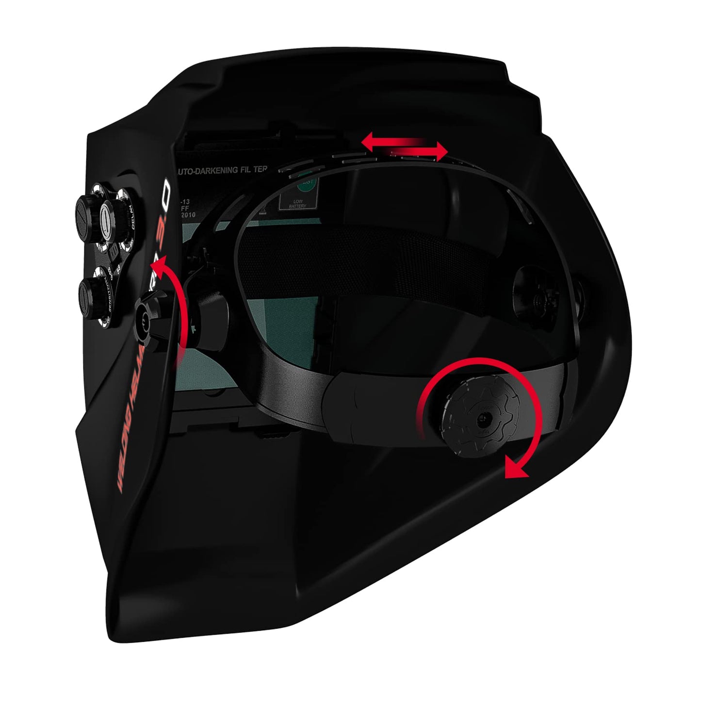 TRQWH Welding Helmet Headgear - Welding Hood Headgear Replacement Headgear Welding Helmet Accessories Welding Headgear with Sweatband for Square Hole Welding Helmet, Adjustable