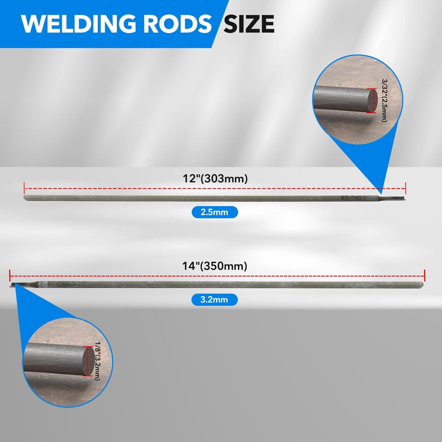 YesRight 3/32" Welding Rod J422 Carbon Steel Stick Electrodes for Welding Machine Element Construction Pressure Pipes 4.5LB