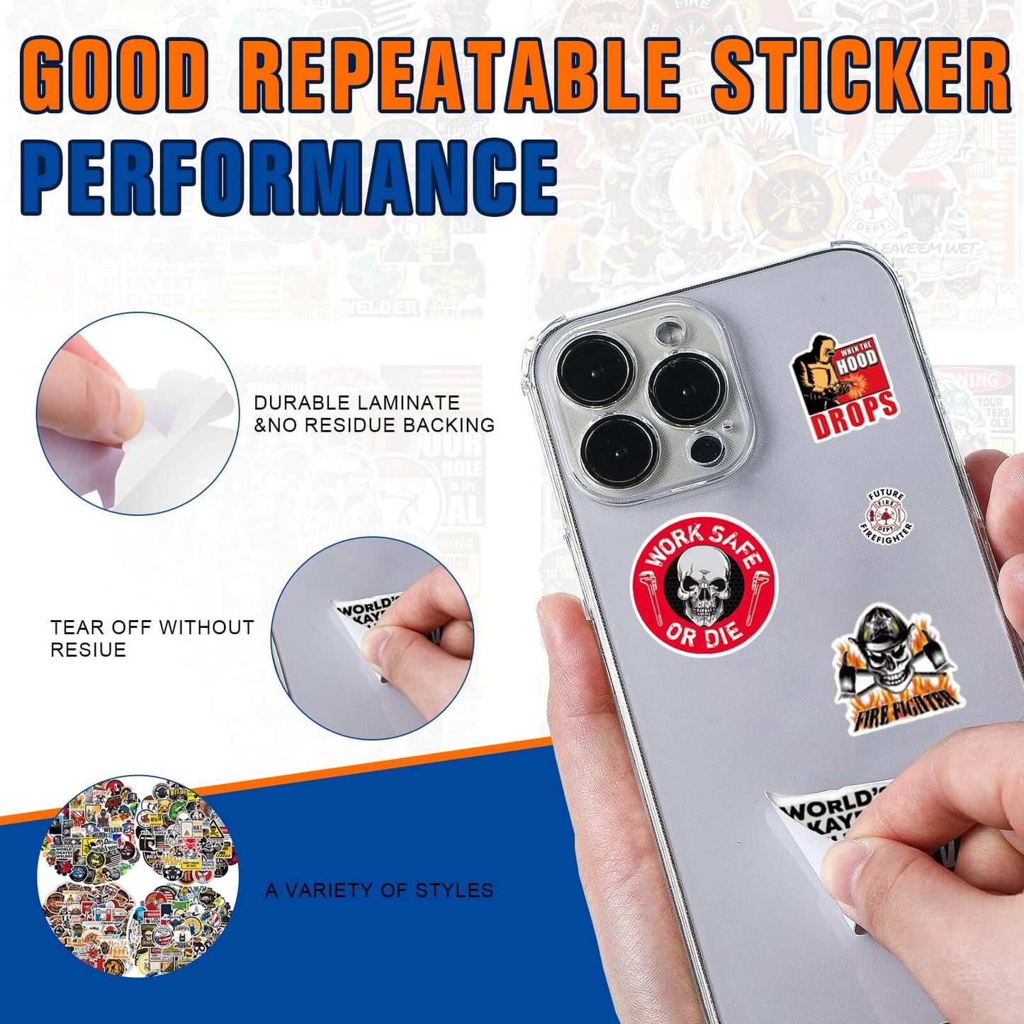 200 Pcs Welding Stickers for Welding Hood