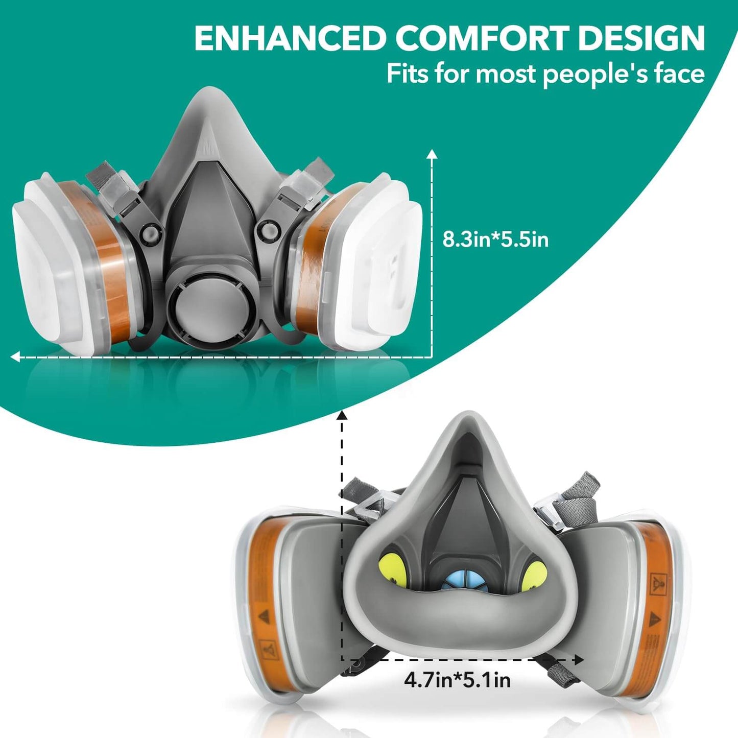 Dust Goggles Reusable Respirator Mask