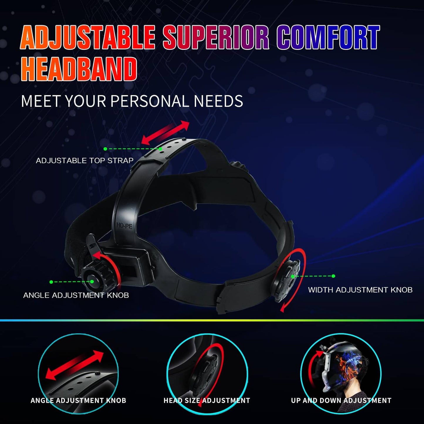 True Color Auto Darkening Welding Helmet for MIG TIG ARC