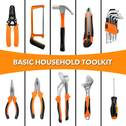 YesRight 157 Piece Tool Set General Household Hand Tool Kit for Men Women Home DIY Hand Tool Kits Auto Repair Tool Box with Plastic Toolbox Storage Case for Garden Office House Repair