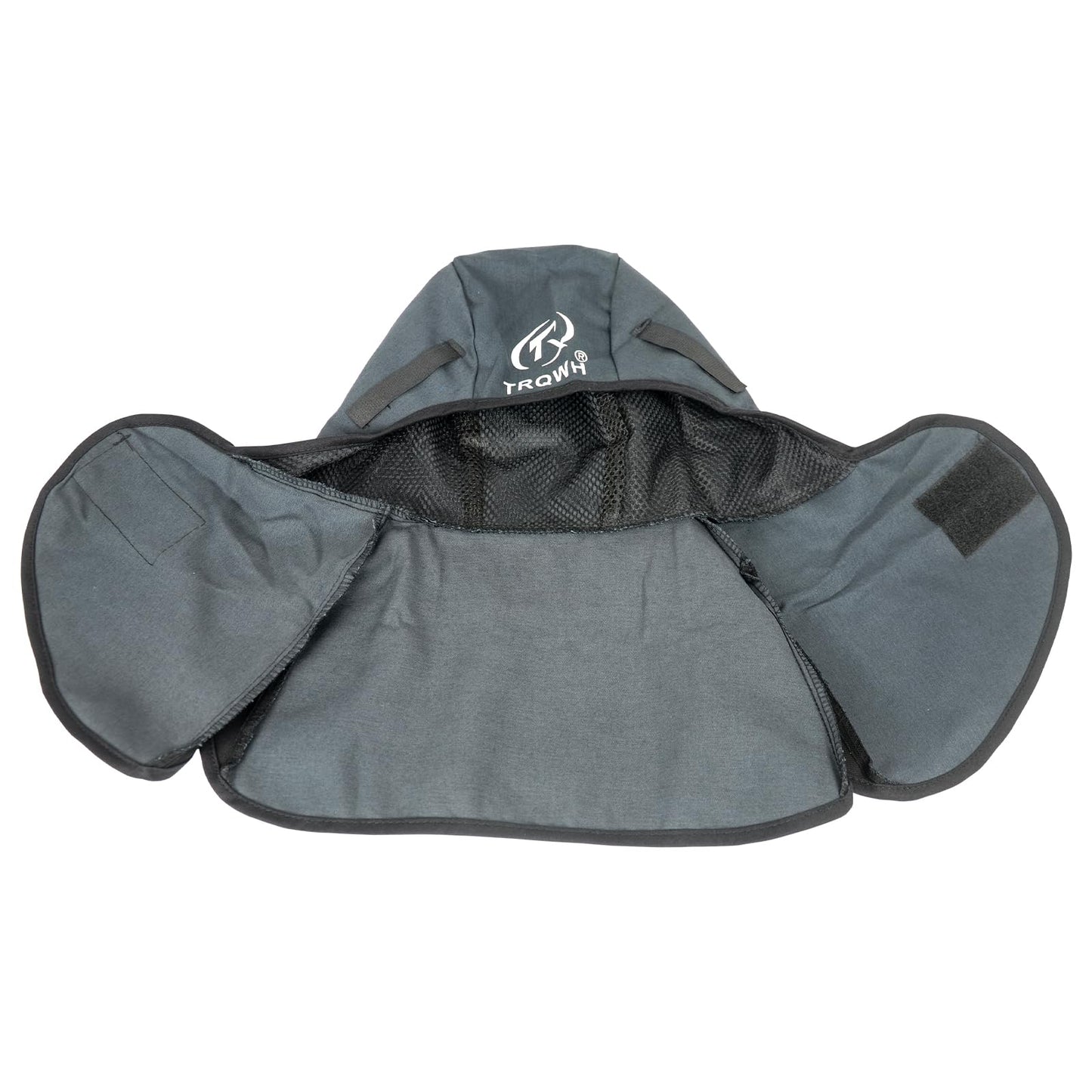 TRQWH Welding Hood Neck Protection - Heat and Abrasion Resistant Protective Head Cover, Welding Caps with Neck Shoulder Drape (Grey)