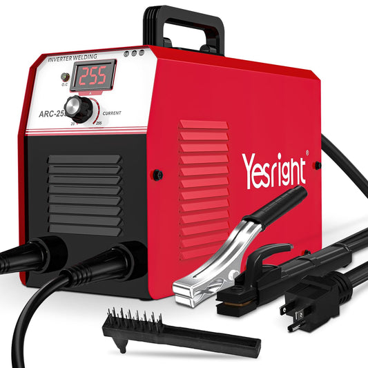 YesRight Stick Welder Machine 255A MMA Welding Machine 110V/220V Portable ARC Welder Machine with IGBT Digital Display Hot Start for Outdoor Repairs Farms Home DIY